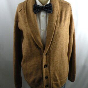 Northern Isles Premium Alpaca Wool Blend Grandpa Cardigan With Shawl Collar L